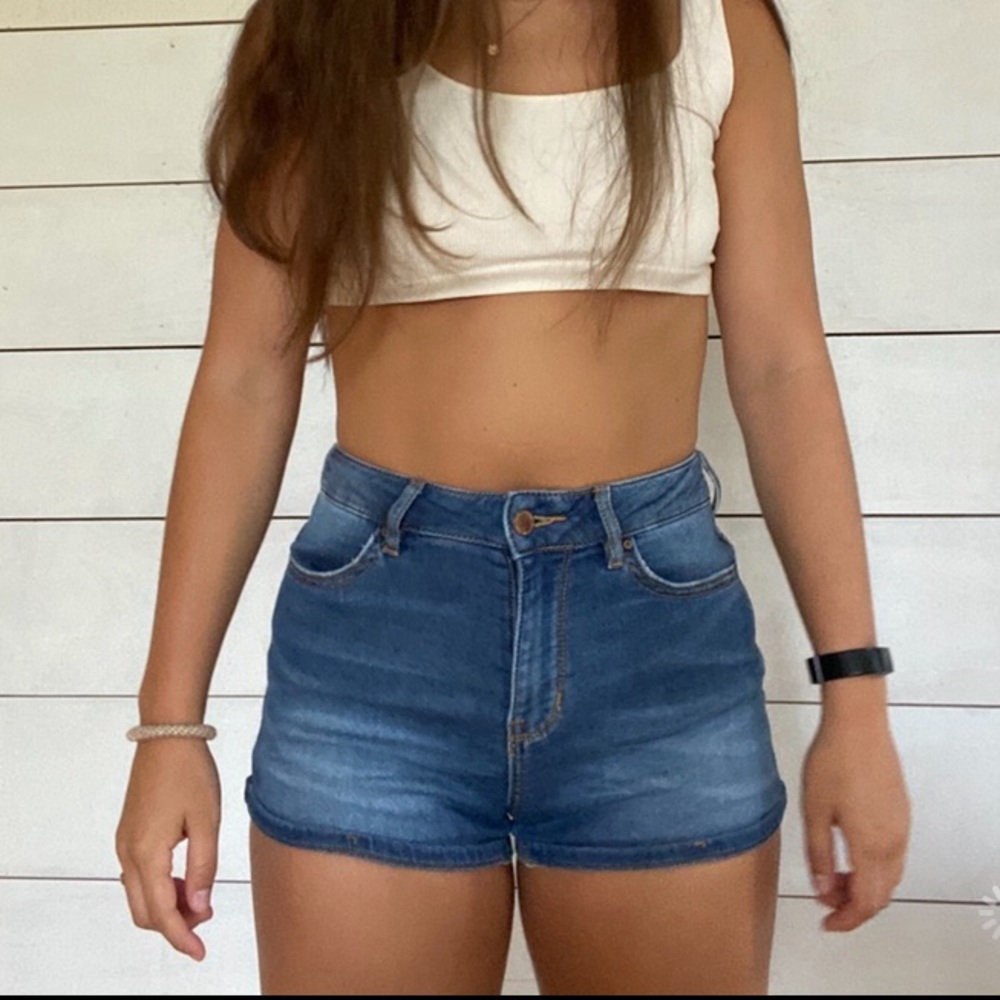 Pacsun super high rise short jean shorts